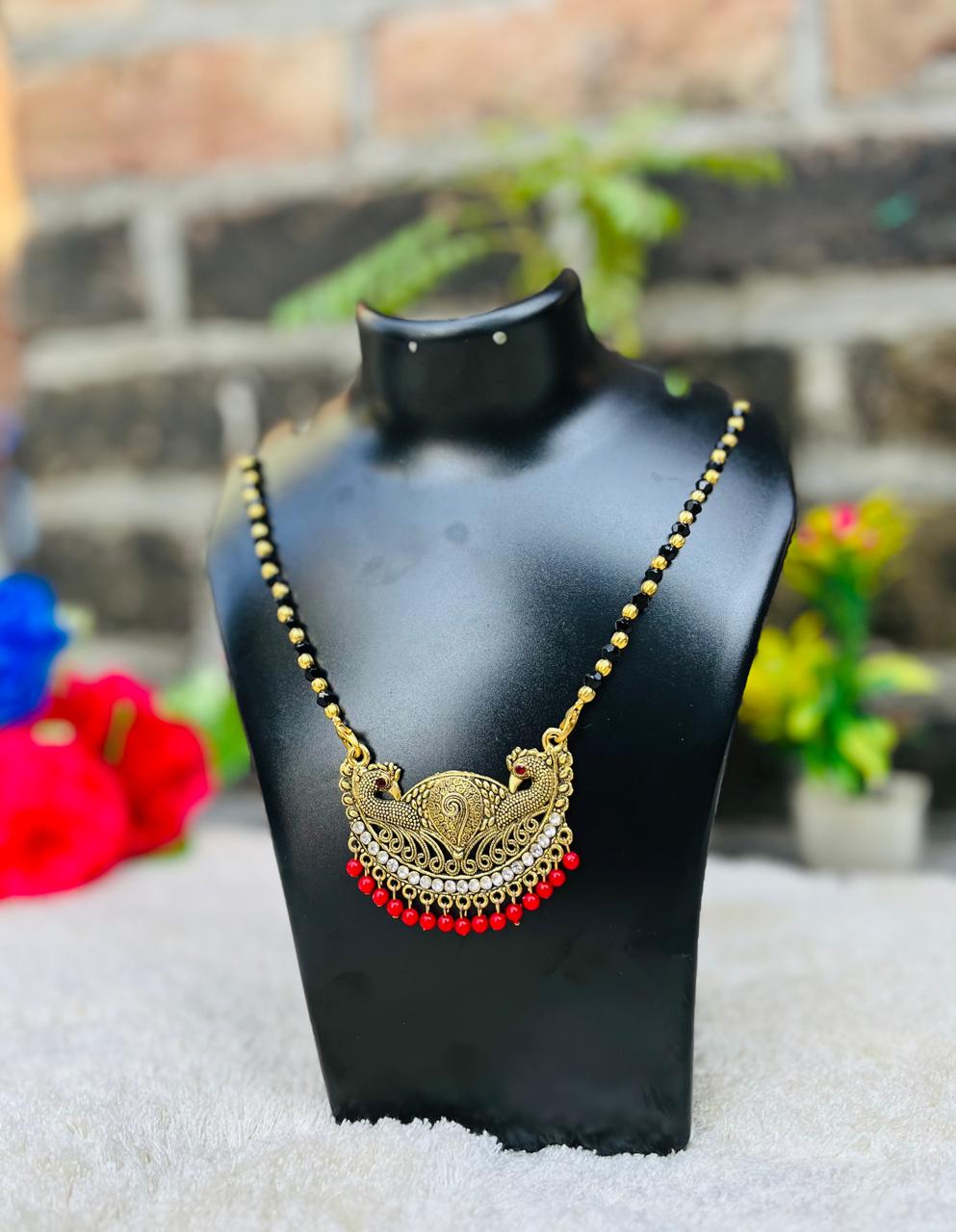 Traditional Double Peacock Mangalsutra